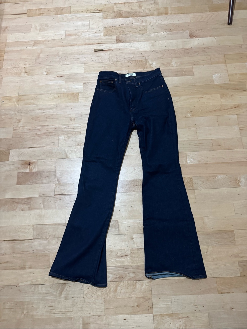 Madewell Dark Blue Flare Jeans